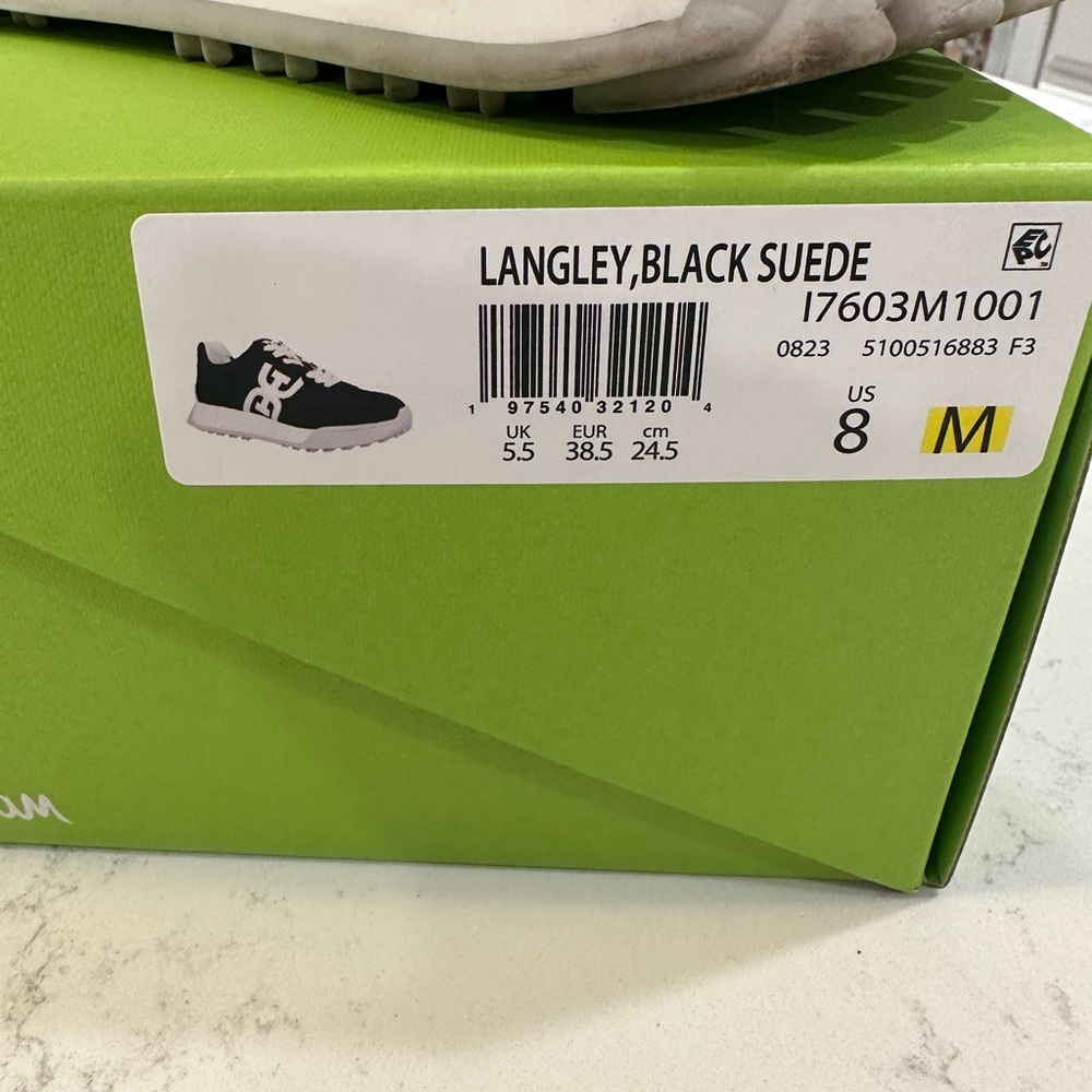 Sam Edelman Langley black tennis shoes 8 - Picture 3 of 8